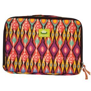 Lily Bloom Laptop Tablet Case Southwestern Aztec Soft Shell Handle Multicolored